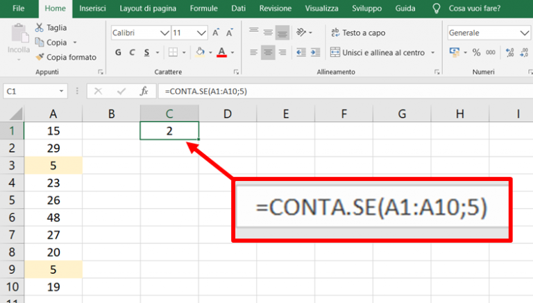 Come Si Usa La Funzione CONTA SE In Excel Smartando It