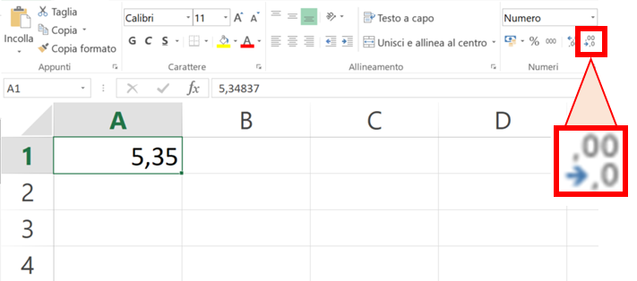 Come si arrotonda un numero su Excel