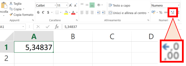 Come si arrotonda un numero su Excel