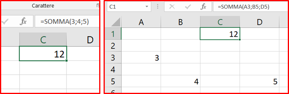 Come fare una somma su Excel con la funzione SOMMA