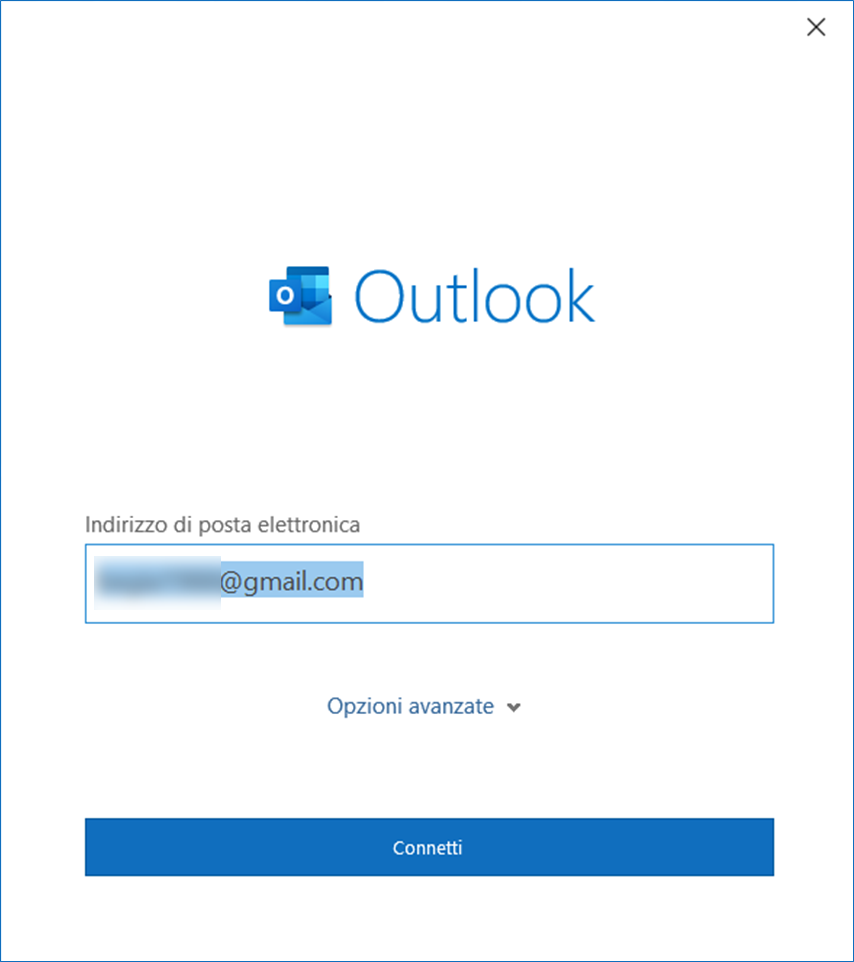 Come configurare Outlook con un account Gmail