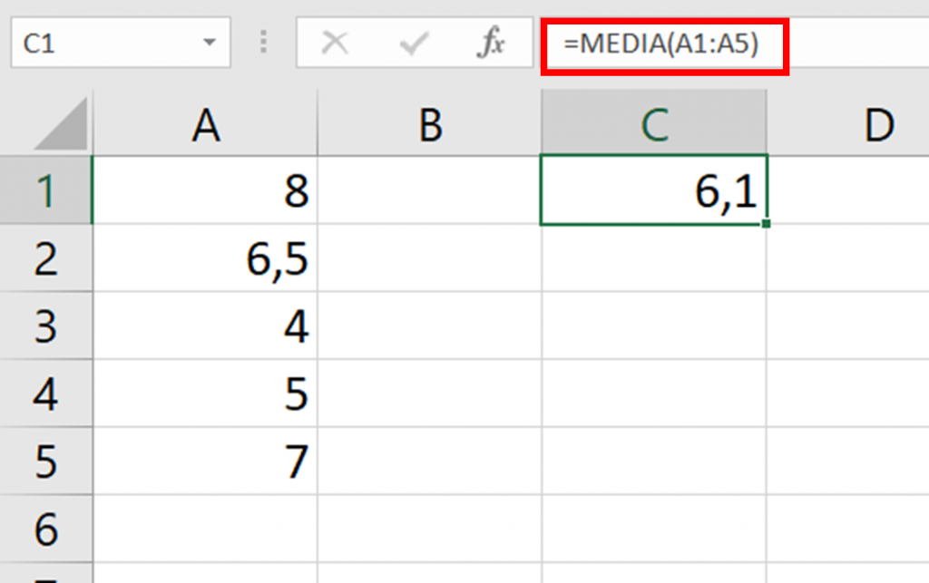 Come fare una media su Excel
