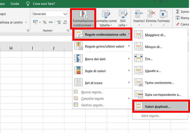Come trovare i duplicati in Excel