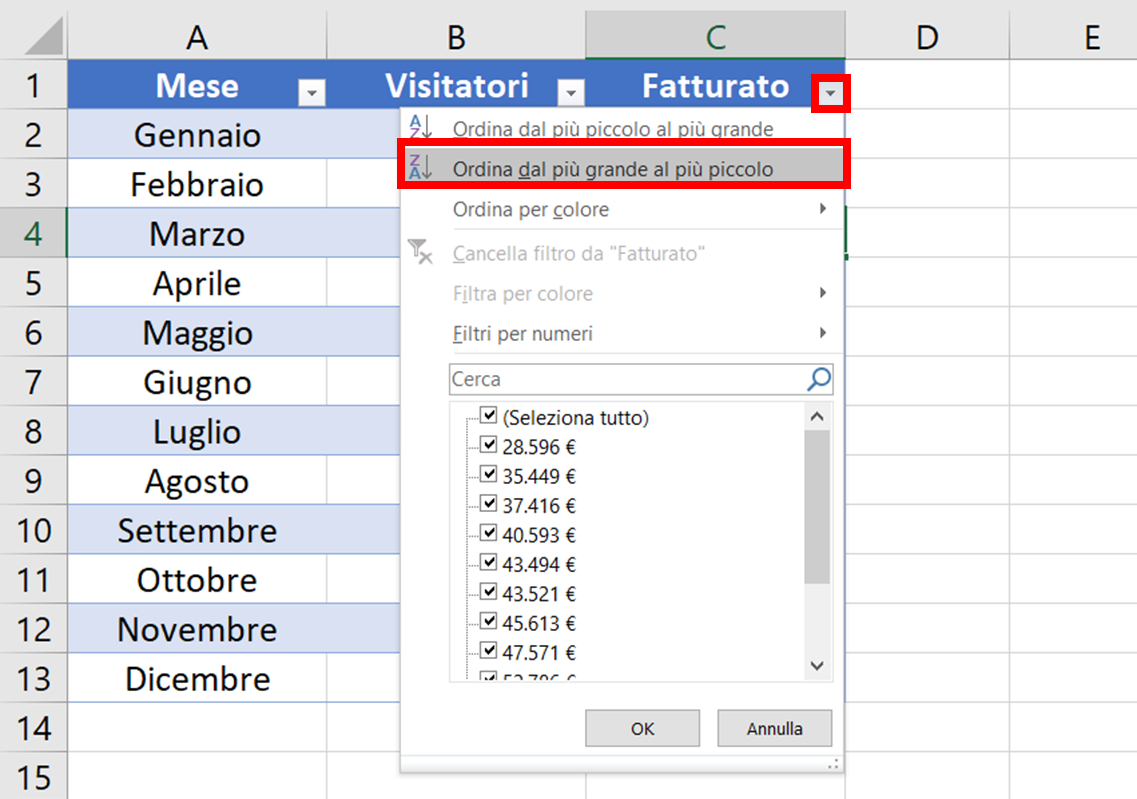 Come Filtrare Una Tabella Su Microsoft Excel Smartando It Hot Sex Picture 2377