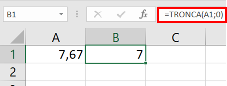 Come eliminare i decimali in Excel senza arrotondare